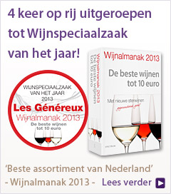 4 keer op rij uitgeroepen tot Wijnspeciaalzaak van het jaar!