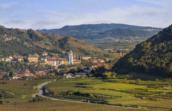 Ried Kreuzberg met Rossatz op de achtergrond